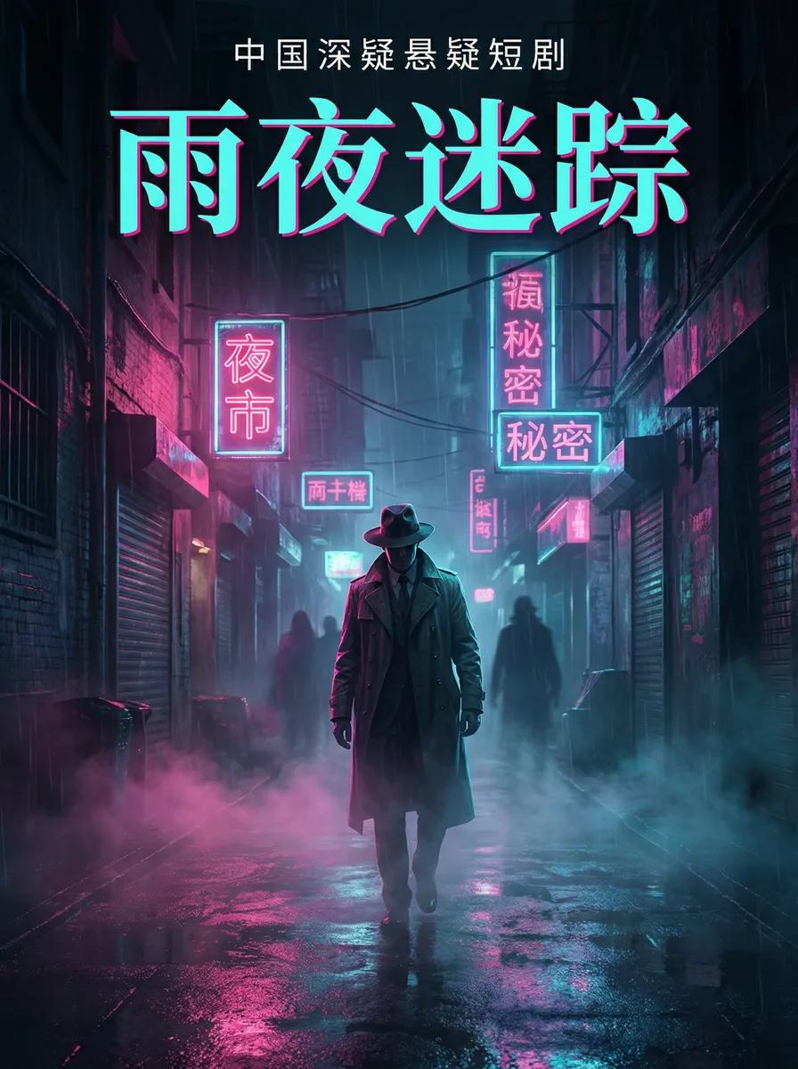 冰漪人体 悬疑追踪短剧 - 雨夜迷踪海报